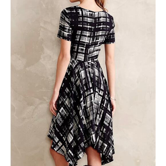 Corey Lynn Calter NWOT Size 4 Small Painted Plaid Dress Anthropologie BEAUTIFUL - Picture 2 of 12